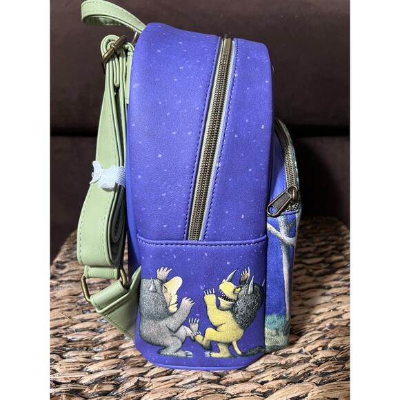Loungefly Purple Wild Things Shoulder Bag - Picture 4 of 8